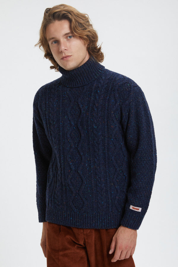 Rollkragenpullover Aran