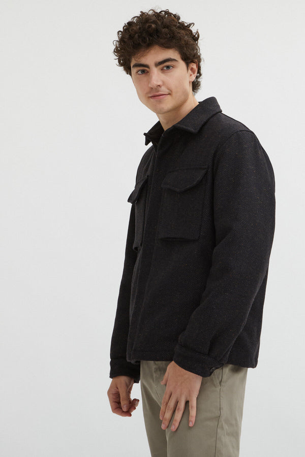 Blend Wool Overshirt